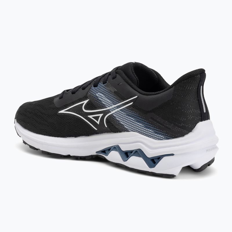 Vyriški bėgimo bateliai Mizuno Wave Equate 9 black/white/vintage indigo 3