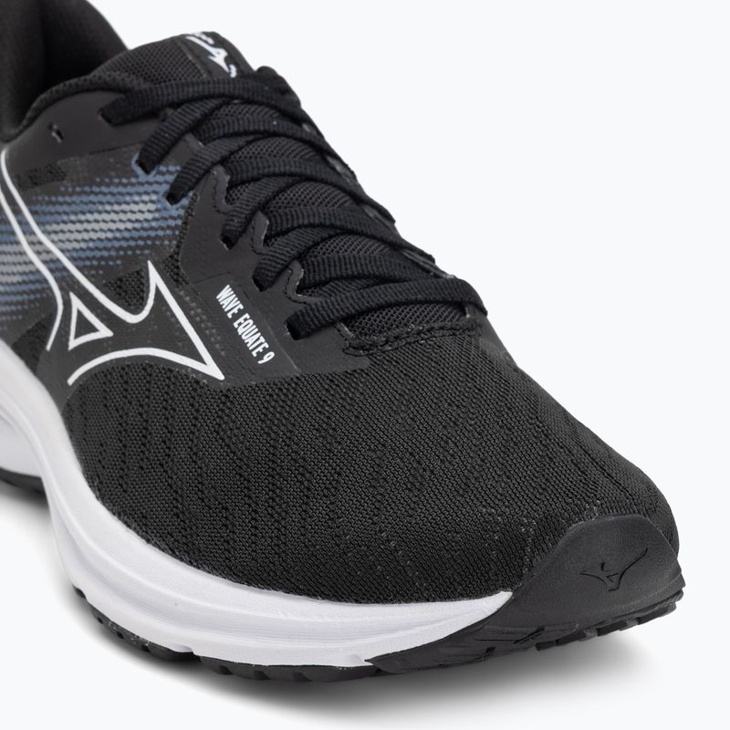 Vyriški bėgimo bateliai Mizuno Wave Equate 9 black/white/vintage indigo 7