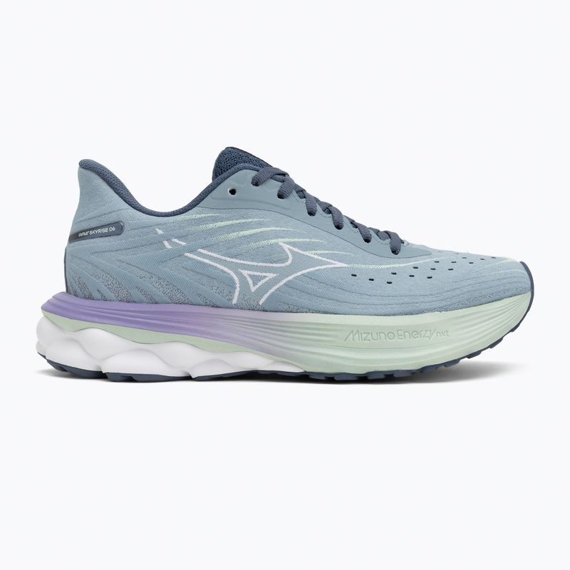 Moteriški bėgimo bateliai Mizuno Wave Skyrise 6 citadel/white/bay 2