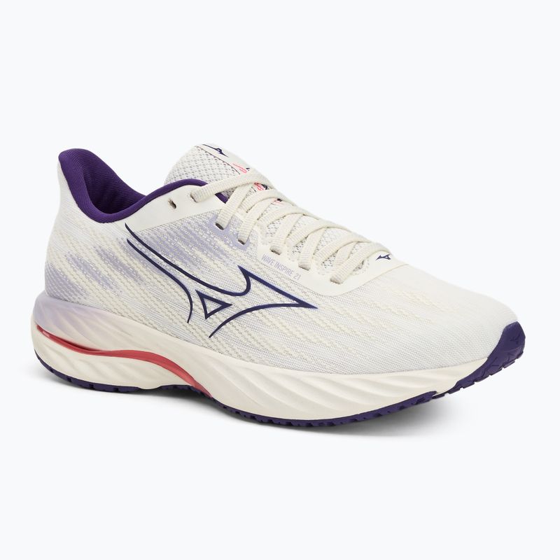 Moteriški bėgimo batai Mizuno Wave Inspire 21 snow white/vintage indigo/camellia rose