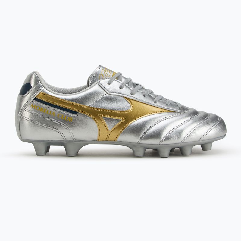 Vyriški futbolo batai Mizuno Morelia II Club Md galaxy silver/gold/gold 2