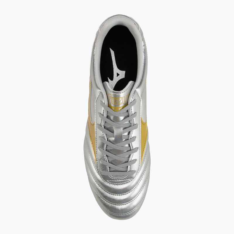 Vyriški futbolo batai Mizuno Morelia II Club Md galaxy silver/gold/gold 5