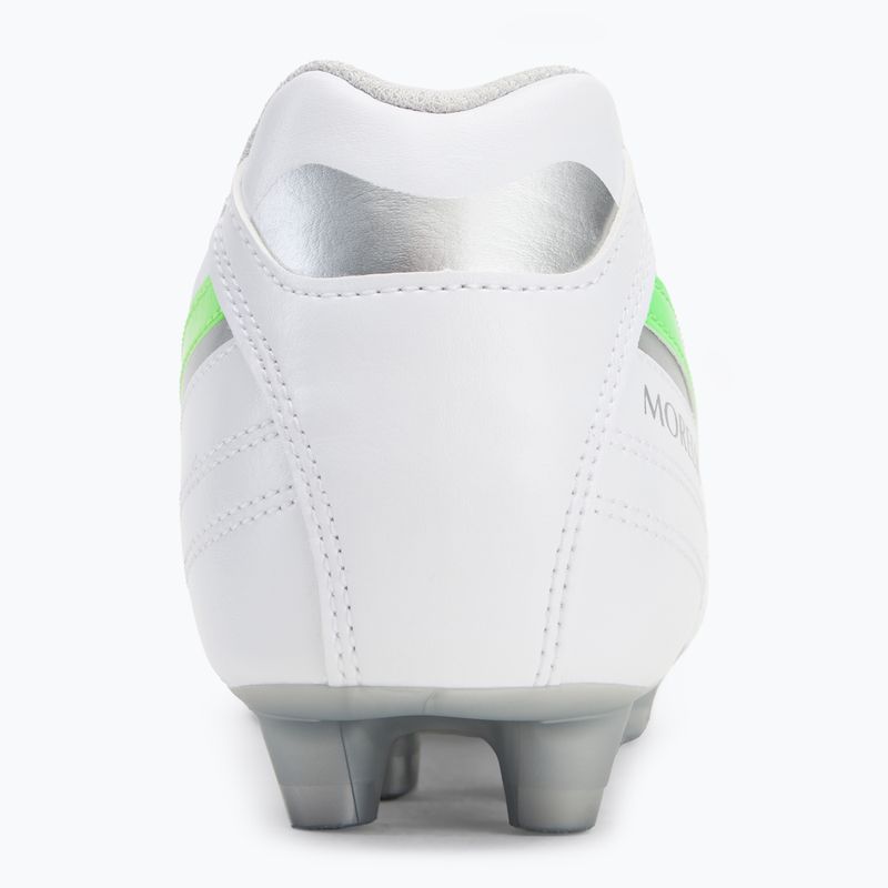 Vyriški futbolo bateliai Mizuno Morelia II Club Md white/neon green/galaxy silver 6