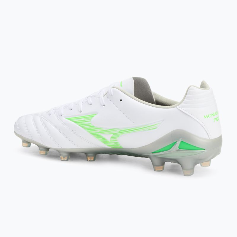 Vyriški futbolo bateliai Mizuno Monarcida Neo III Pro Md white/neon green 3