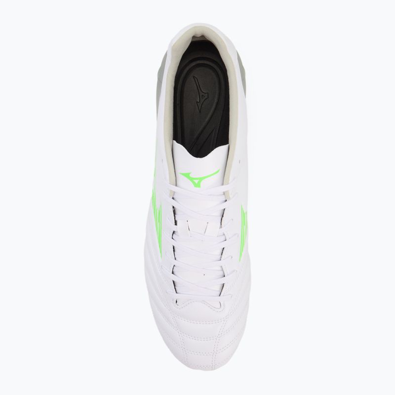 Vyriški futbolo bateliai Mizuno Monarcida Neo III Pro Md white/neon green 5
