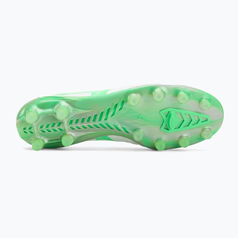 Vyriški futbolo bateliai Mizuno Morelia Neo IV Β Elite MD white/neon green/cool gray 3c 4