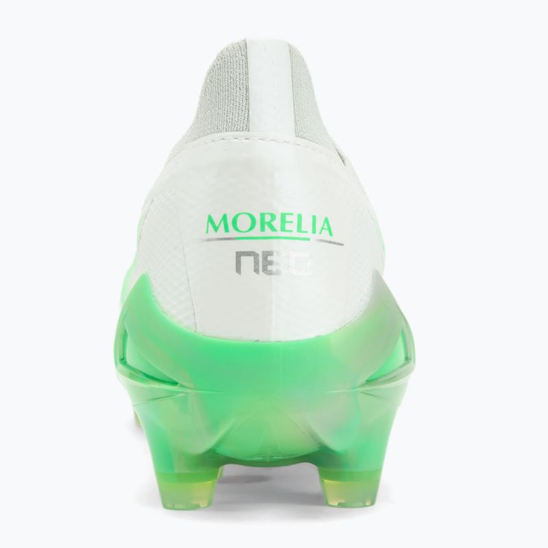 Vyriški futbolo bateliai Mizuno Morelia Neo IV Β Elite MD white/neon green/cool gray 3c 6