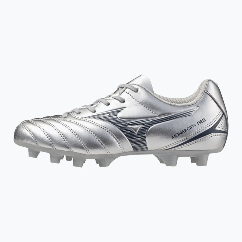 Vaikiški futbolo batai Mizuno Monarcida Neo III Select Jr Md galaxy silver/8605 c/gold