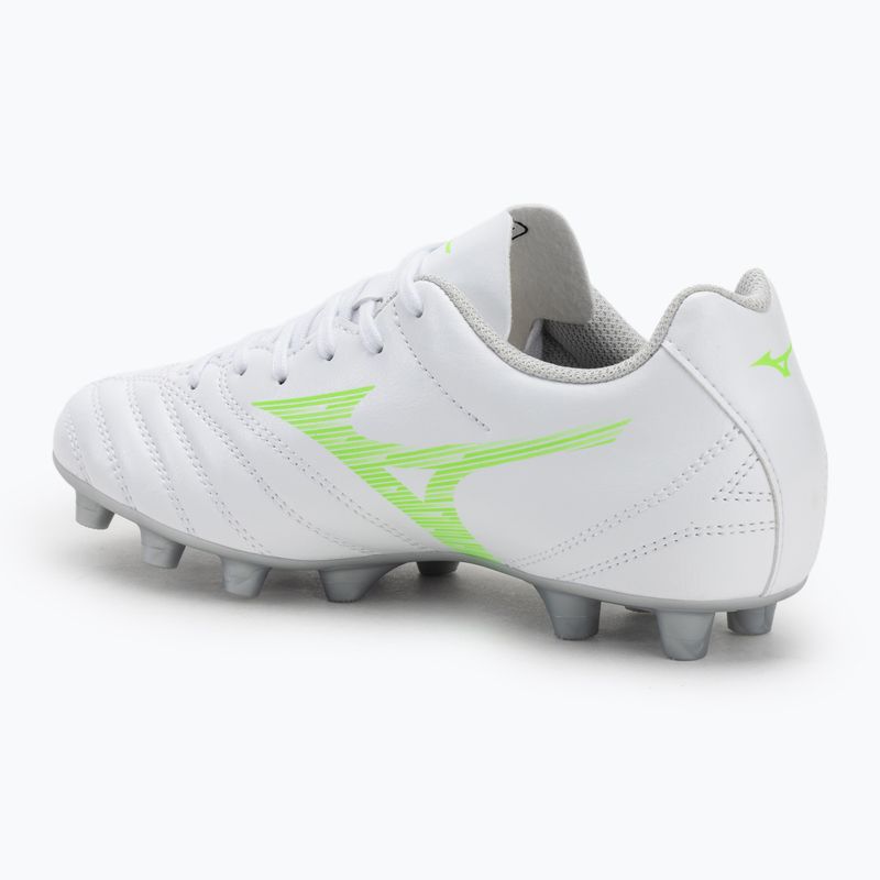 Vaikiški futbolo batai Mizuno Monarcida Neo III Select Jr Md white/neon green 3