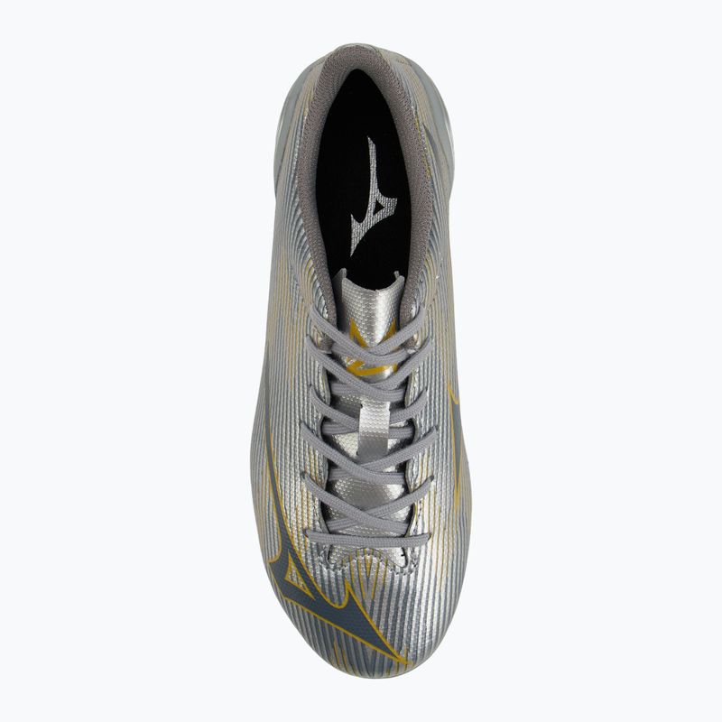 Vaikiški futbolo batai Mizuno α II Select Jr Md galaxy silver/8605 c/gold 5