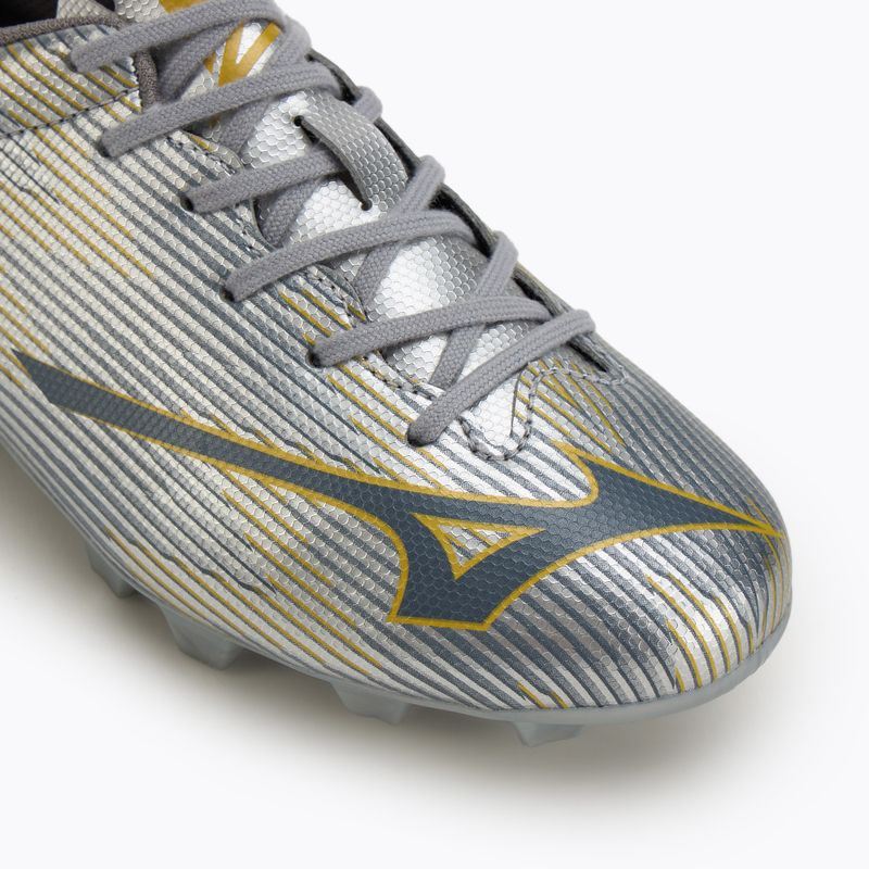 Vaikiški futbolo batai Mizuno α II Select Jr Md galaxy silver/8605 c/gold 7