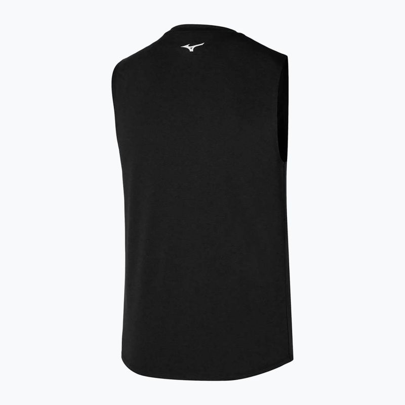 Vyriškas bėgimo marškinėlis Mizuno Impulse Core Sleeveless black 2