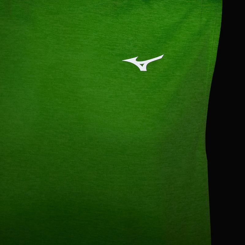 Vyriškas bėgimo tank topas Mizuno Impulse Core Sleeveless green gecko 5