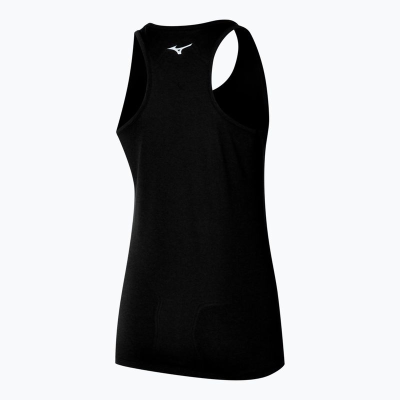 Moteriškas bėgimo tank topas Mizuno Impulse Core Tank black 2