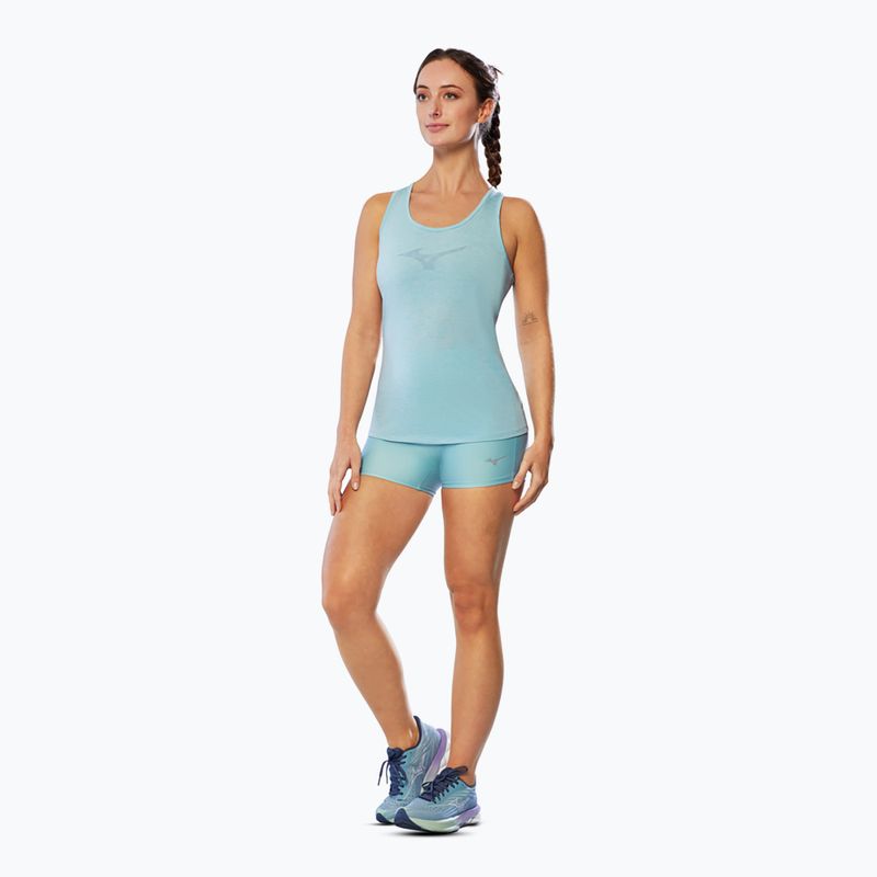 Moteriškas bėgimo tank topas Mizuno Core RB Tank cloud blue 2