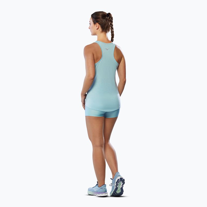 Moteriškas bėgimo tank topas Mizuno Core RB Tank cloud blue 4