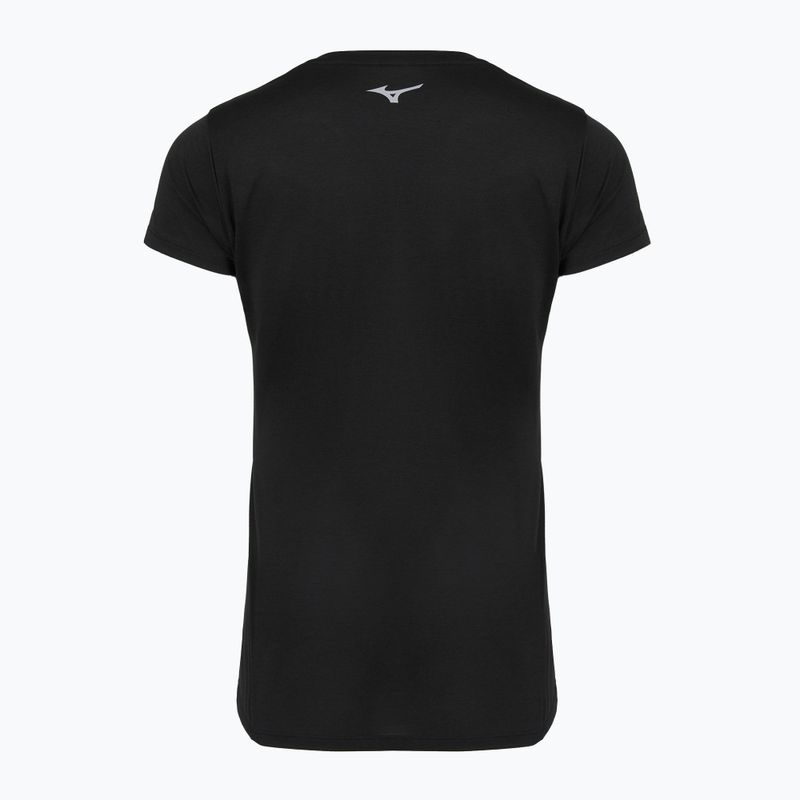 Moteriški bėgimo marškinėliai Mizuno Core Tee black 2
