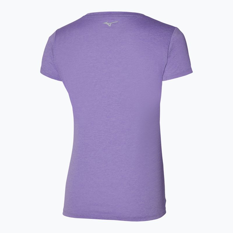 Moteriški bėgimo marškinėliai Mizuno Core Tee paisley purple 2