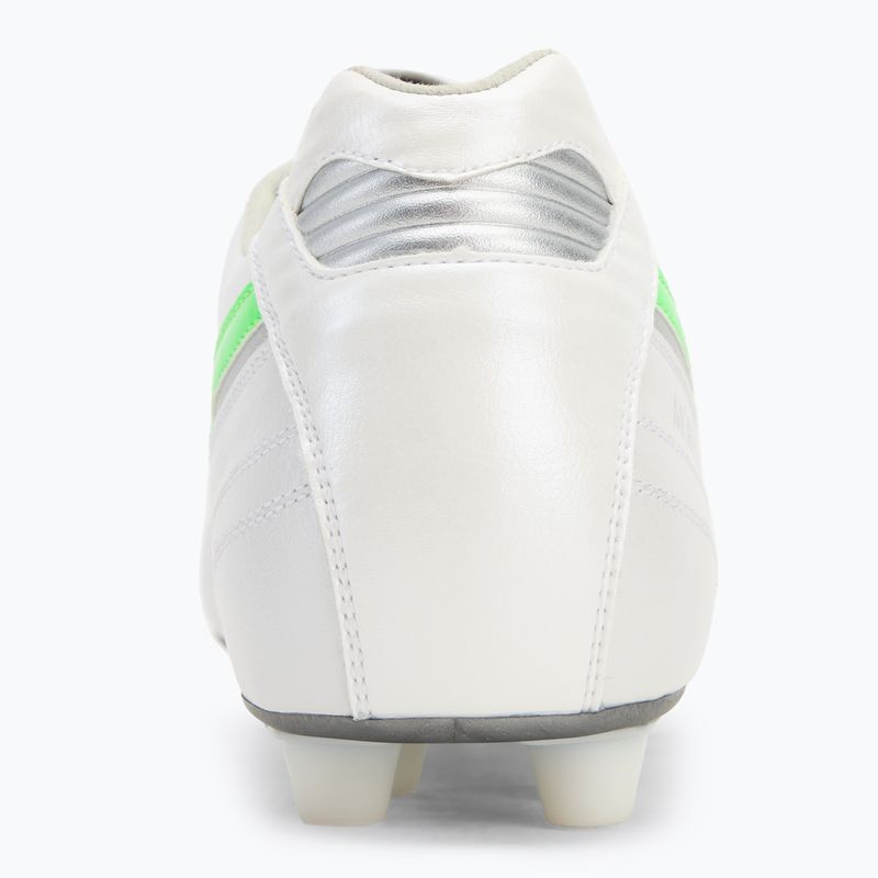 Vyriški futbolo bateliai Mizuno Morelia II Elite Md white/neon green/galaxy silver 6