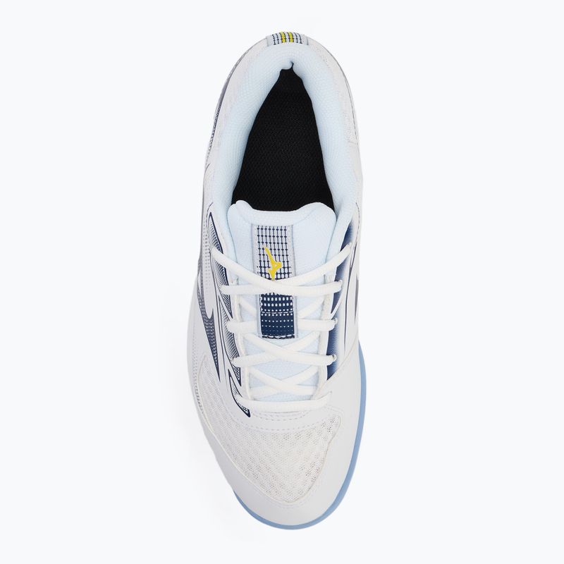 Tinklinio bateliai Mizuno Cyclone Speed 5 white/bellwether blue/bel air blue 5