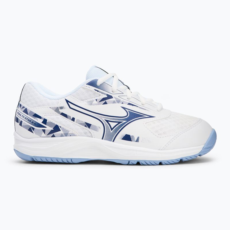 Vaikiški batai Mizuno Stealth Star 3 white/bellwether blue/belairblu 2