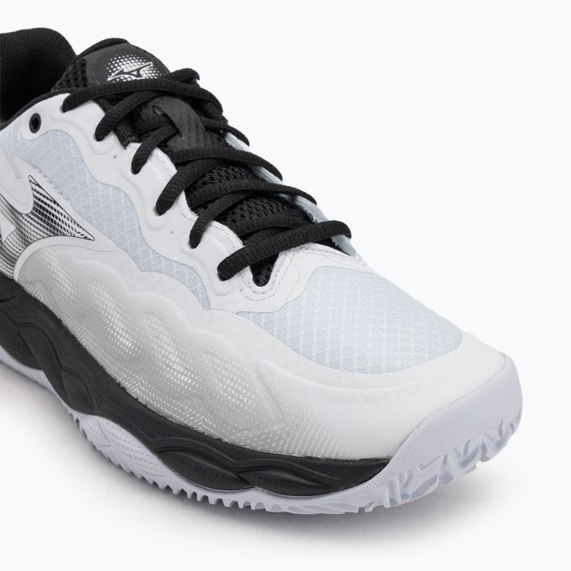 Vyriški teniso batai Mizuno Wave Enforce Court CC white/ black/ iron gate 7