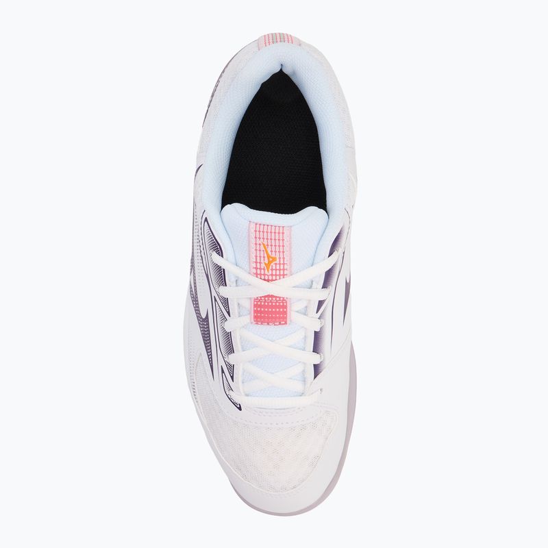 Tinklinio bateliai Mizuno Cyclone Speed 5 white/violet indigo/camellia rose 5