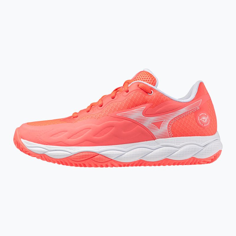 Moteriški teniso batai Mizuno Wave Enforce Court CC W calypso coral/white/barely pink 8