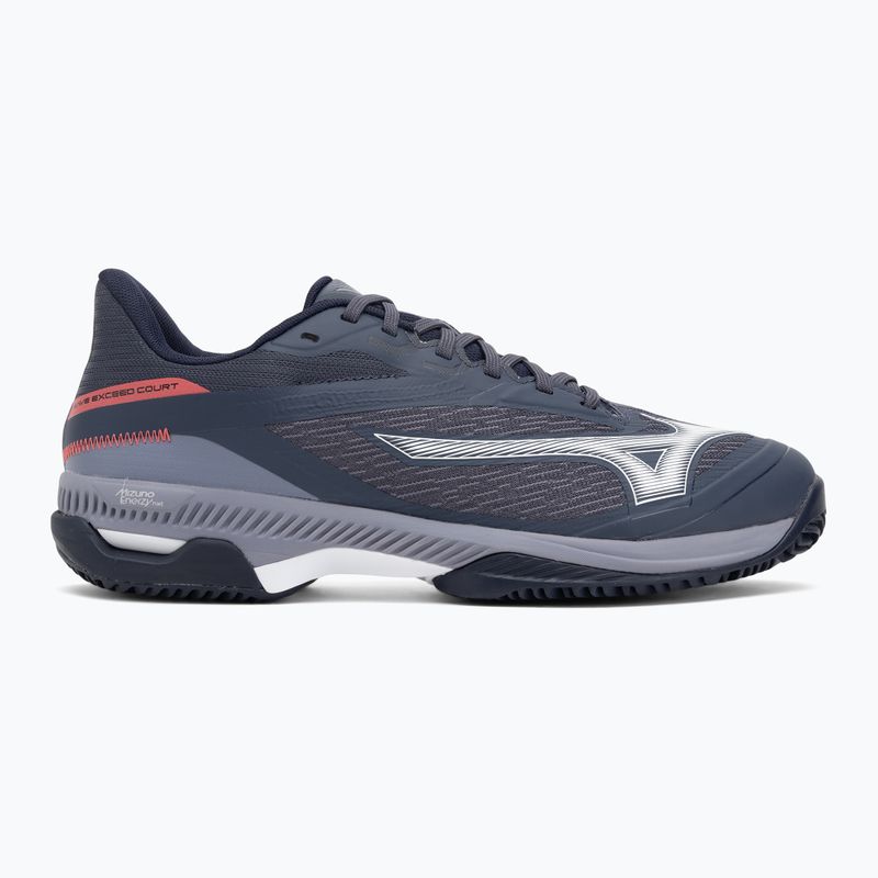 Teniso batai Mizuno Wave Exceed Court CC odyssey gray/white/blue granite 2