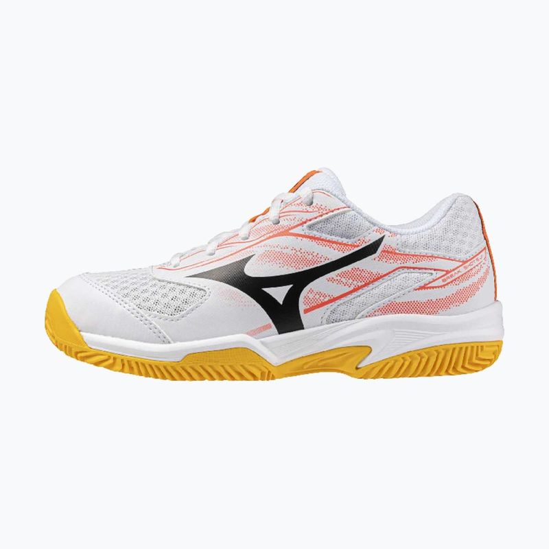 Vaikiški teniso batai Mizuno Break Shot 5 Jr CC white/calypso coral/citrus 8