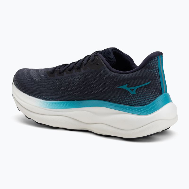 Vyriški bėgimo batai Mizuno Wave Sky 9 baritone blue/citrus/capri breeze 3