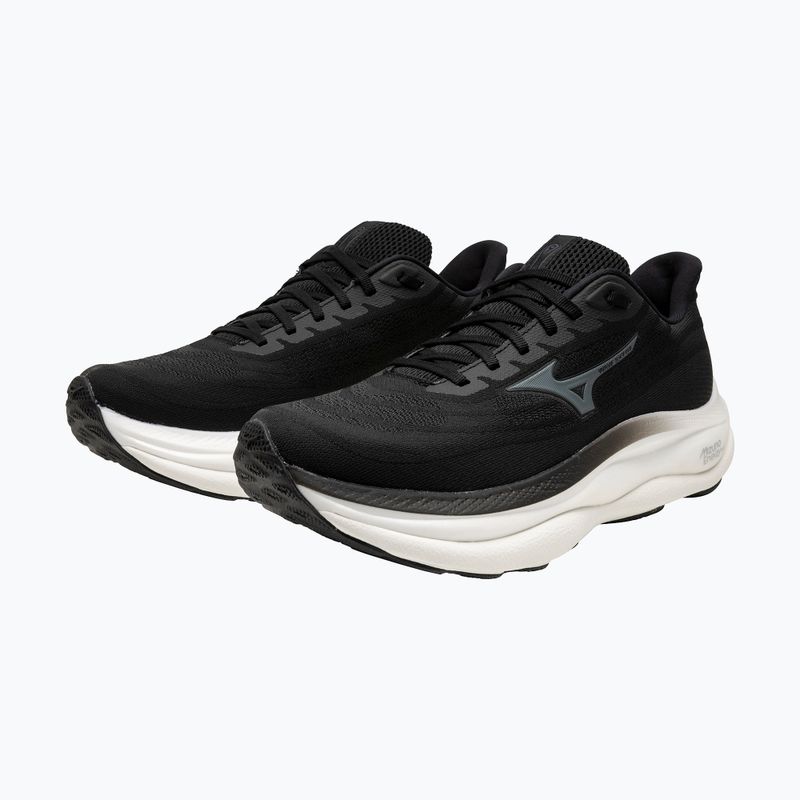 Vyriški bėgimo batai Mizuno Wave Sky 9 black/metallic gray/black sand 8