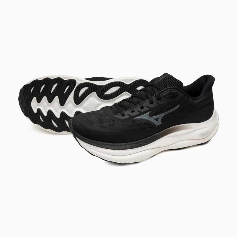 Vyriški bėgimo batai Mizuno Wave Sky 9 black/metallic gray/black sand 9