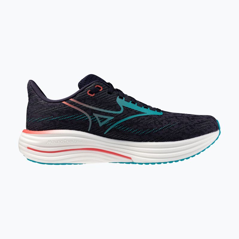 Vyriški bėgimo batai Mizuno Wave Rider 29 odyssey gray/Ccapri breeze/calypso coral 2