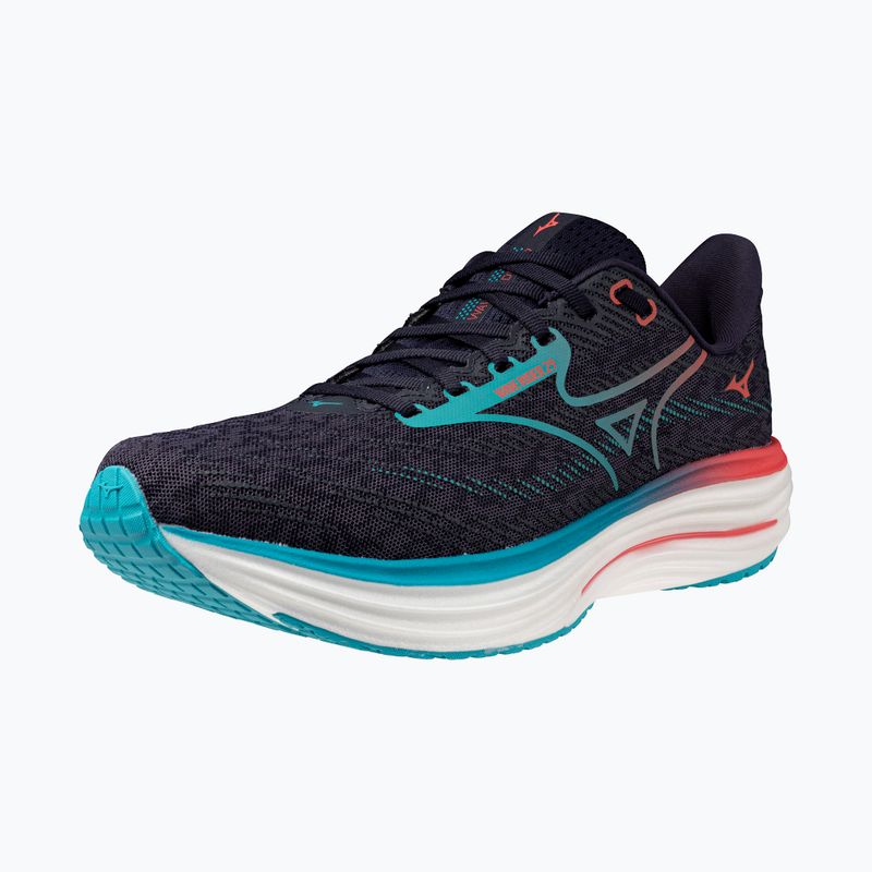 Vyriški bėgimo batai Mizuno Wave Rider 29 odyssey gray/Ccapri breeze/calypso coral 3