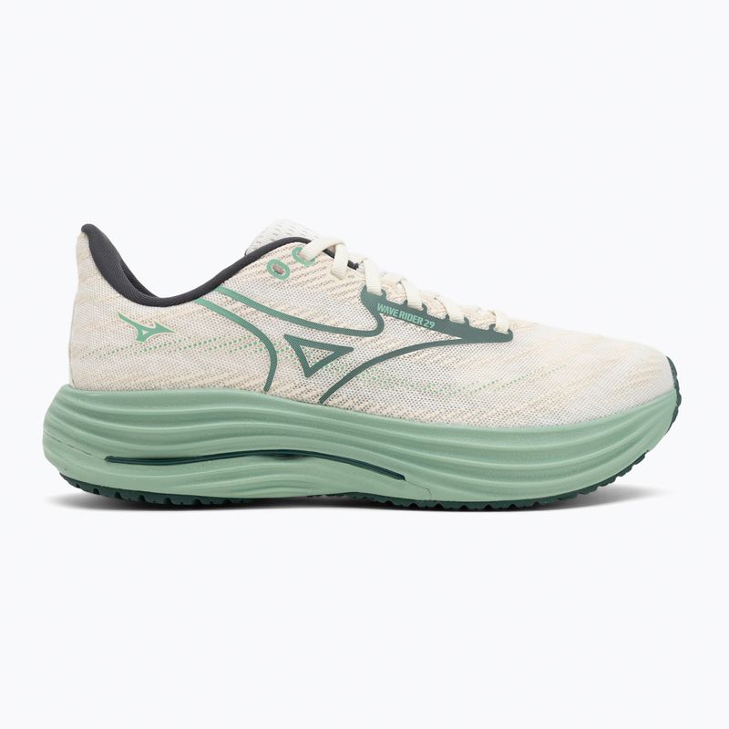 Vyriški bėgimo batai Mizuno Wave Rider 29 white/bistro green/creme de me 2