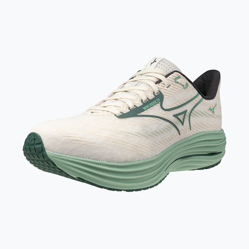 Vyriški bėgimo batai Mizuno Wave Rider 29 white/bistro green/creme de me 3