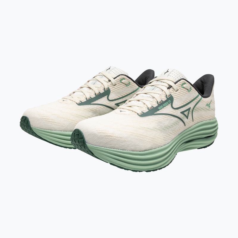 Vyriški bėgimo batai Mizuno Wave Rider 29 white/bistro green/creme de me 9