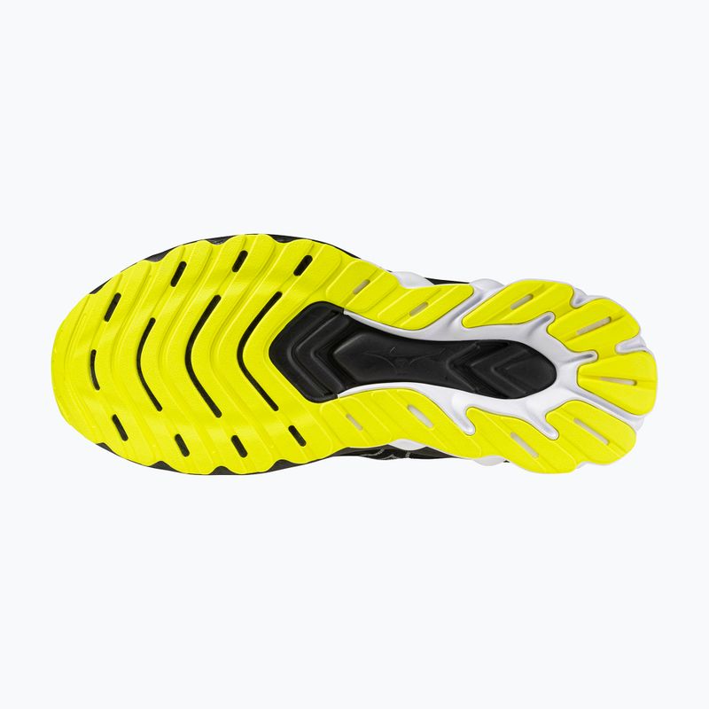 Vyriški bėgimo batai Mizuno Wave Skyrise 6 black/harbor mist/lemon tonic 11