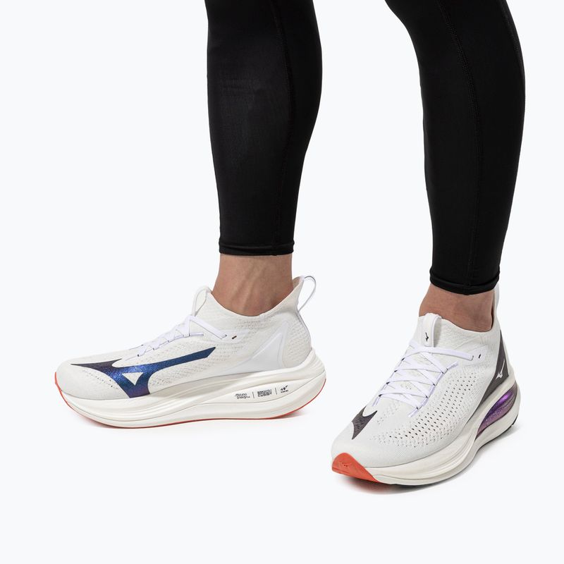 Vyriški bėgimo batai Mizuno Neo Vista 2 white/white/iris bloom 10