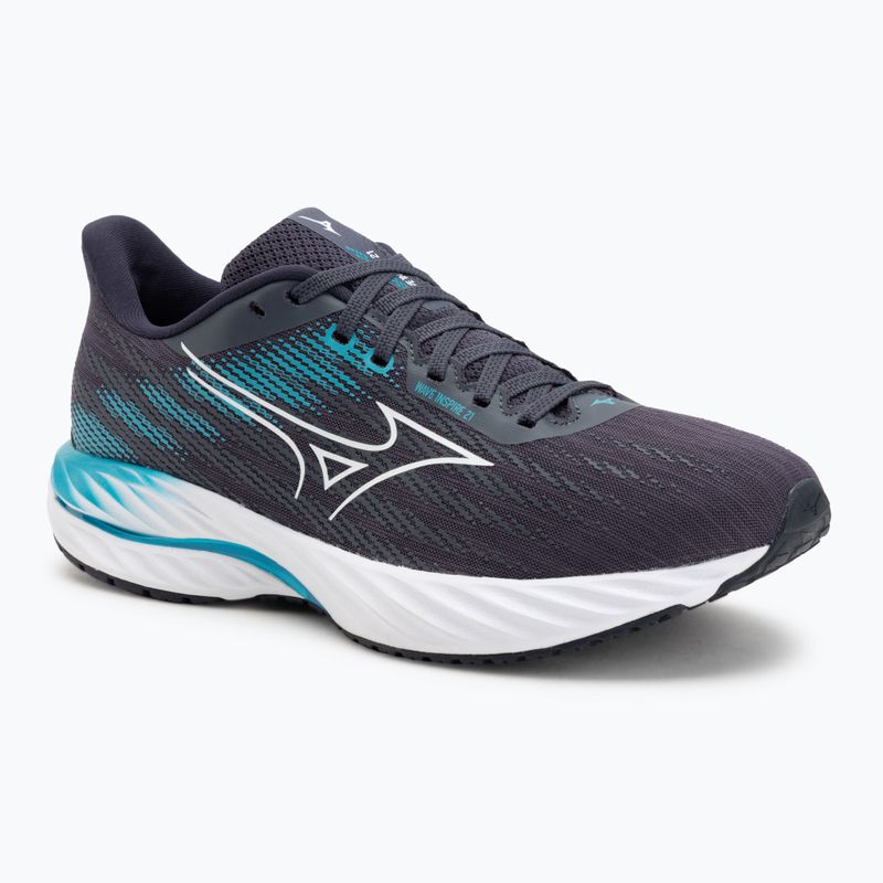 Vyriški bėgimo batai Mizuno Wave Inspire 21 odyssey gray/white/capri breez