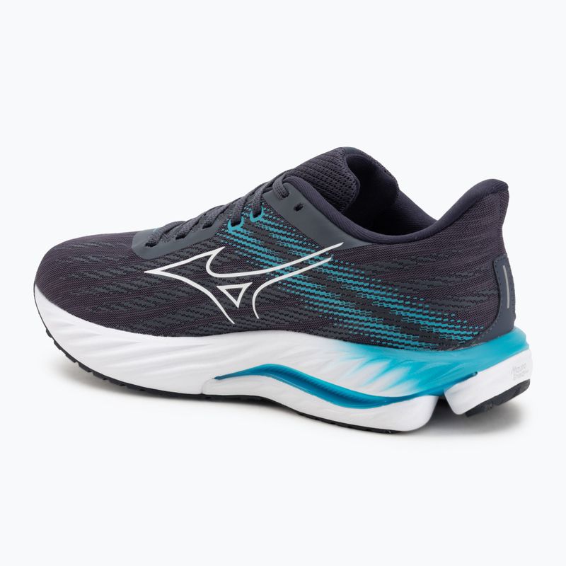Vyriški bėgimo batai Mizuno Wave Inspire 21 odyssey gray/white/capri breez 3