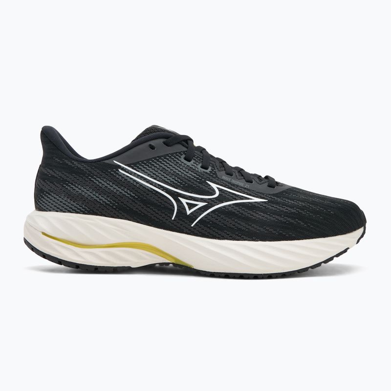 Vyriški bėgimo batai Mizuno Wave Inspire 21 black/white/vibrant yellow 2