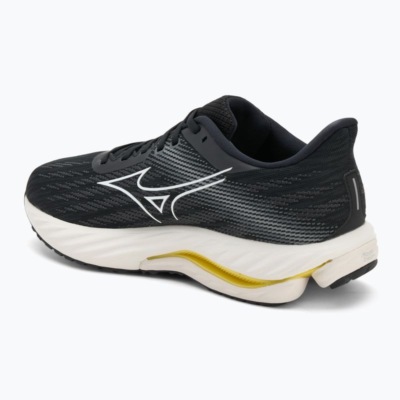 Vyriški bėgimo batai Mizuno Wave Inspire 21 black/white/vibrant yellow 3