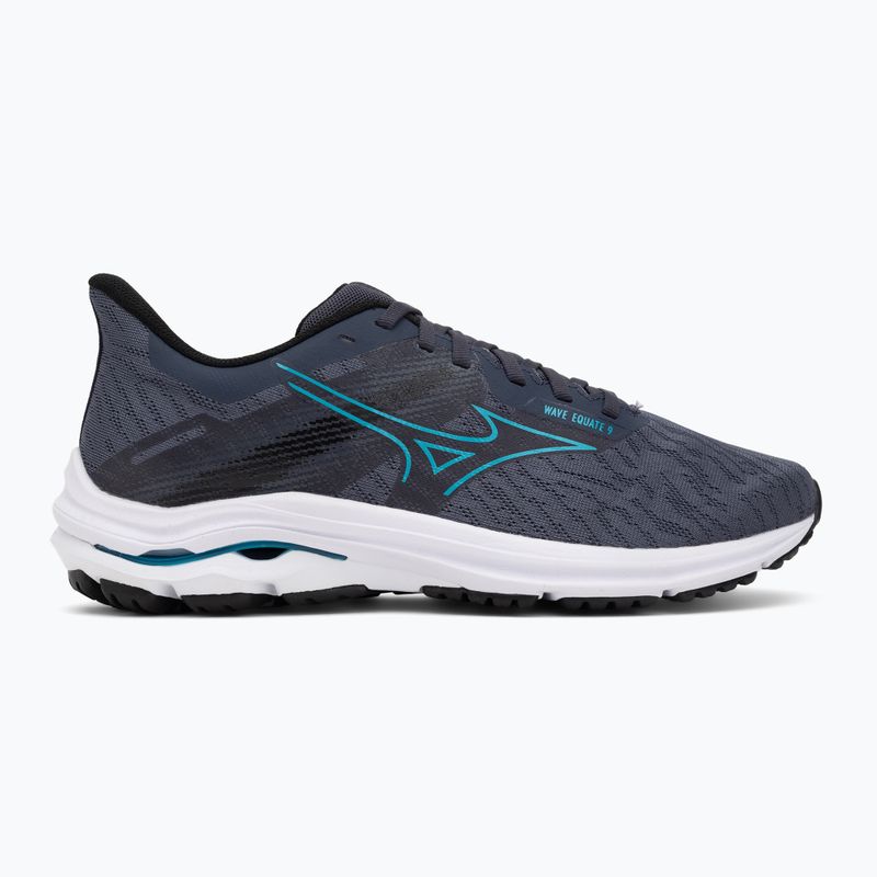 Vyriški bėgimo bateliai Mizuno Wave Equate 9 odyssey gray/capri breeze/black 2