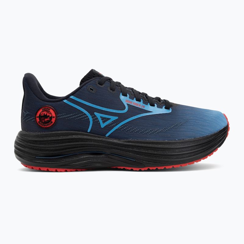 Bėgimo batai Mizuno Wave Rider 29 amsterdam black/all aboard/high risk red 2