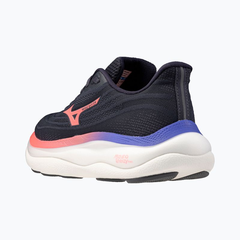 Moteriški bėgimo batai Mizuno Wave Sky 9 odyssey gray/striking coral/iris bloom 5