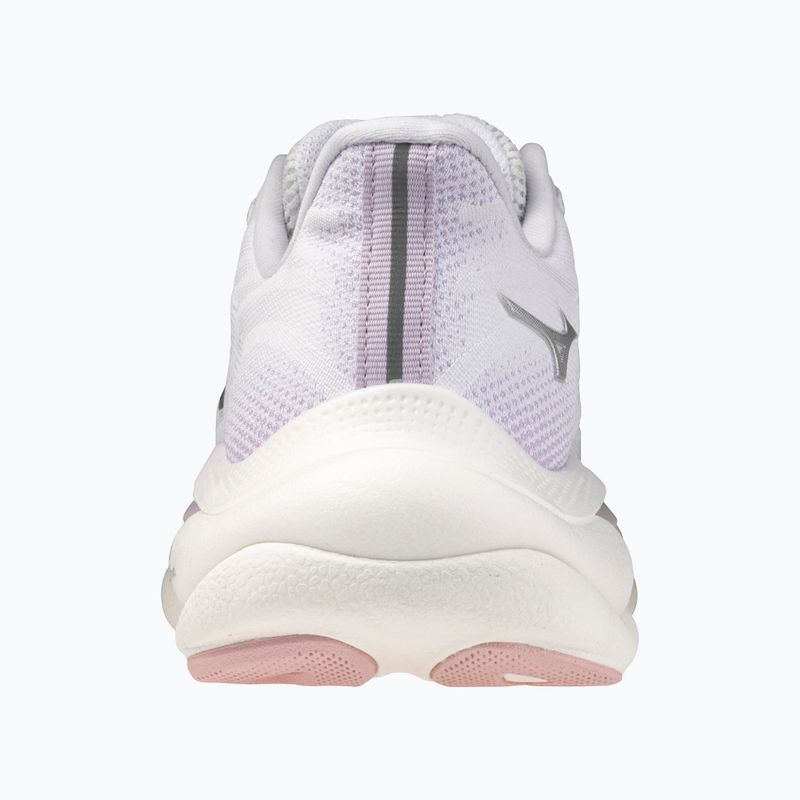 Moteriški bėgimo batai Mizuno Wave Sky 9 white/silver/orchid petal 5
