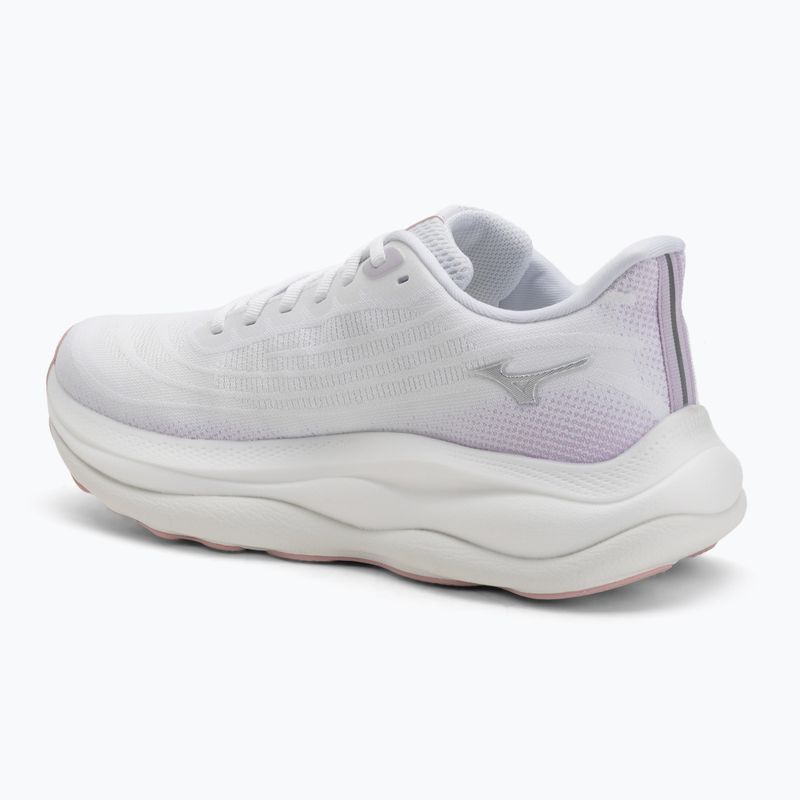 Moteriški bėgimo batai Mizuno Wave Sky 9 white/silver/orchid petal 3