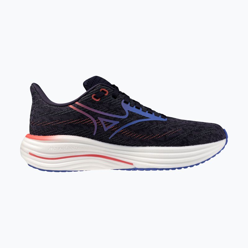 Moteriški bėgimo batai Mizuno Wave Rider 29 odyssey gray/iris bloom/calypsocoral 9
